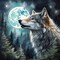 Forest Wolf Diamond Art Kits for Adults,5D Diamond Painting DIY Wolf Diamond Art Diamond Painting Kits for Adult,Round Full Drill Diamonds, Diamond Art Kits for Home Decor-14x14inch